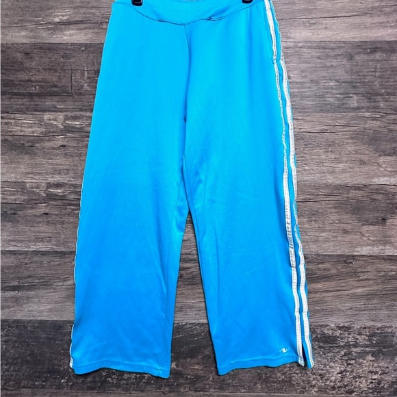 Athletic Works Blue Track Pants Womens Medium - Picture 1 of 9